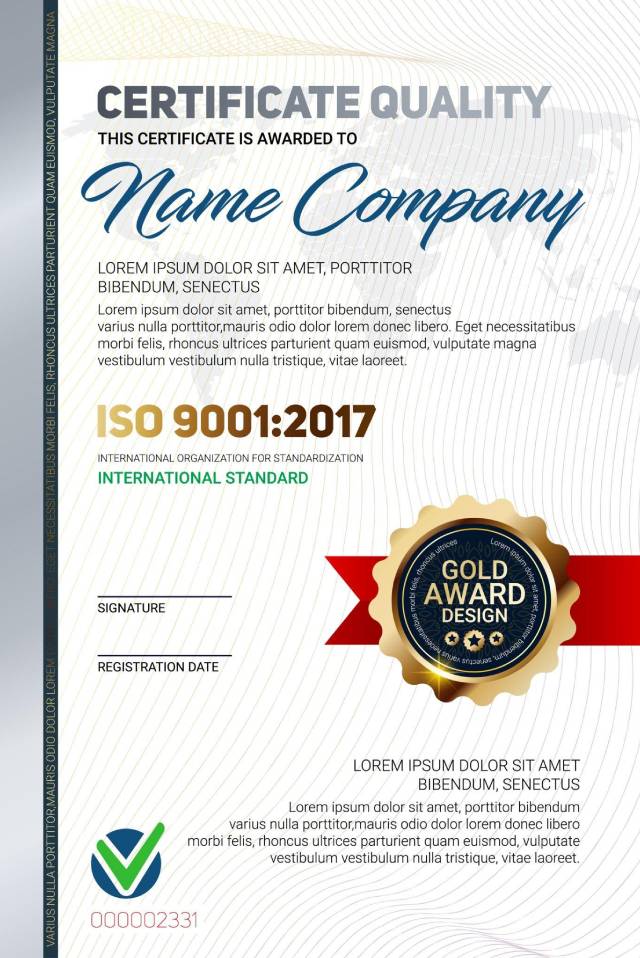 Certification